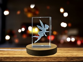 LED Base included | Sparkling Crystal Fairy Figurines Beautiful Decor fo... - $484.45 MXN+