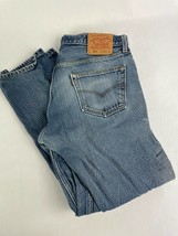 Levi&#39;s Men&#39;s Blue 501 Regular Fit Straight Leg Jeans Size W 36 L 33 - $25.73