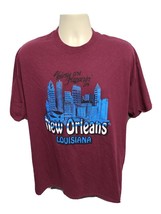 New Orleans Louisana Things are Flapping in Adult Burgundy XL TShirt - £11.72 GBP