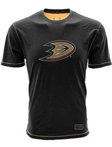 NHL Anaheim Ducks Harbor Harbour Short Sleeve T-Shirt Mens Size Large Black Tee - $11.27