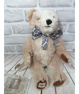 House of Nisbet 5191 Jack&#39;s Teddy Bear Jointed Crushed Alpaca Plush 15&quot; ... - $77.95