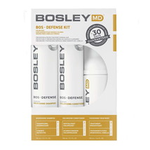 Bosley MD Defense Color Safe Starter Kit - Shampoo Conditioner and Thickening... - $42.56