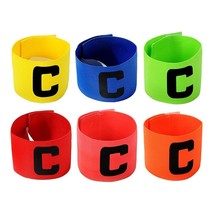 Kids Adults Football Captain Armband Soccer Arm Band Leader Competition ... - £6.62 GBP