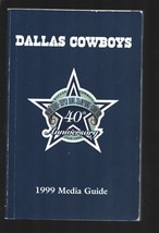 Dallas Cowboys Football Media Guide-NFL-1999- records, stats, team &amp; player p... - $40.74