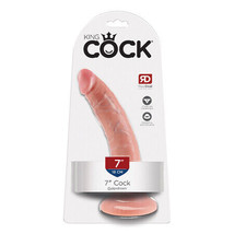 Pipedream King Cock 7 in. Cock Realistic Dildo With Suction Cup Beige - £30.52 GBP