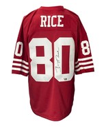 Jerry Rice Firmado San Francisco 49ers Mitchell &amp; Ness NFL Legado Camiseta - £307.46 GBP