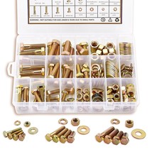 Ztf Sae Grade 8 Bolts And Nuts Assortment Kit, Heavy Duty Hex Cap, 1/2&quot; ... - £27.82 GBP