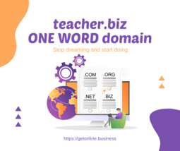 Teacher.biz - Ideal for Education Industry Rare one 1 Word .biz Premium Domain - £1,364.15 GBP