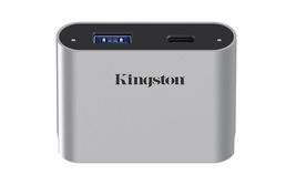 Kingston Workflow miniHub | USB 3.2 Gen 1 | USB-C &amp; USB -A Support | WFS... - $38.00