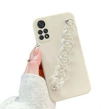 Anymob Samsung Mobile Marble Bracelet Phone Case in White Clear Case Design For  - £18.99 GBP
