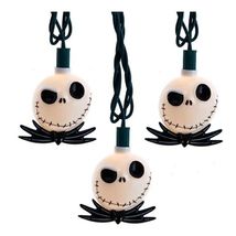 Nightmare Before Christmas Jack Skellington Light Set with 10 Lights DN9212 - $29.68