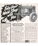 1948 P&amp;H Portable Welding Machine Advertisement Metalworking Vintage E2H4 - $376.28 MXN
