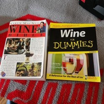 Wine for Dummies &amp; The Wine Bible, lot of 2 books - £8.39 GBP