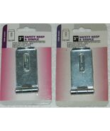 New Lot of 2 H.F. Brand 3" Safety Hasp &amp; Staple # 95561 - $7.87
