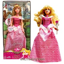 Year 2006 Disney Gem Princess 12&quot; Doll Sleeping Beauty Aurora K6927 With Scepter - £44.16 GBP