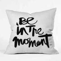 Deny Designs Kal Barteski Be in the Moment Polyester Throw Pillow 16 x 16 - £31.46 GBP