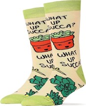 Men&#39;s Novelty Funny Crew Socks &#39;What up Succa?&#39; Size 8-13 Holiday Gift - £5.42 GBP