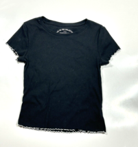 Aero Womens Large The OG Tee Collection Shrunken Tee Black and White - $14.20