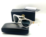 New authentic VERSACE MOD 4435 314/87 WHITE Sunglasses 52-20-145MM ITALY - $116.28