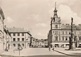 CZECH REPUBLIC CZECHIA CHOCEŇ Tyršovo náměstí~1958 PHOTO POSTCARD - £7.93 GBP
