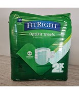 FITRIGHT Optifit Incontinence Briefs, Extra Absorbency, Size 2XL, 20 CT - $25.71 CAD
