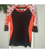 LIV Charm Short Sleeve Cycling Jersey * Black / Orange * Medium - £17.57 GBP