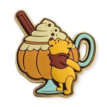 Winnie the Pooh Disney Pin: Pumpkin Spice Latte - £23.90 GBP
