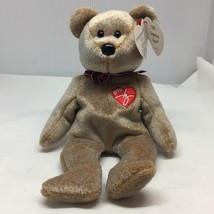 Ty Original Beanie Baby Signature Bear Plush Stuffed Animal Retired W Tag 1999 - £15.94 GBP