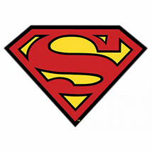 DC Comics Superman Logo Car Emblem Silver - £9.57 GBP
