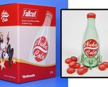 Fallout 4 Nuka Cola Glass Rocket Bottle + 10 Bottle Caps Replica Figure - £120.54 GBP