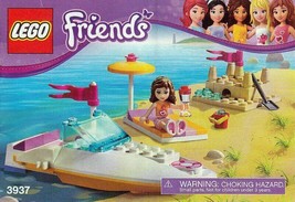 Instruction Book Only for LEGO Friends Olivia&#39;s Speedboat 3937 - $6.50