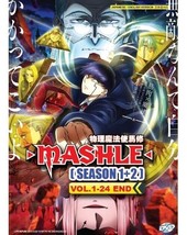 Mashle Season 1+2 Vol.1-24 End English Dubbed All Region Dvd Ship From Usa - £16.18 GBP