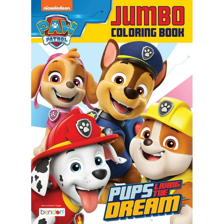 PAW Patrol Jumbo Coloring Book, 64 Pages - Wholesale Lots