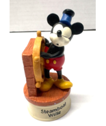 MICKEY MOUSE Steamboat Willie 1928 Thimble Disney Figurine by LENOX 2.75... - €17,25 EUR