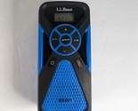 LL BEAN ETON Weather Alert Emergency Radio Blue TESTED - WORKS - READ DE... - £18.78 GBP