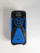 LL BEAN ETON Weather Alert Emergency Radio Blue TESTED - WORKS - READ DE... - £18.78 GBP