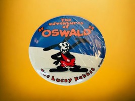 The Adventures of Oswald The Lucky Rabbit Walt Disney Pin Pinback Button 1.5" - £11.69 GBP