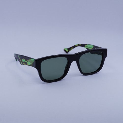 Gucci GG1427S 005 Black/Green Havana/Green 53-21-145 Sunglasses New Authentic Item image 6