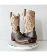 Rod Patrick Mens Cowboy Boots 15AAA Brown Bison Western Leather Sole Blu... - $7,144.85 MXN