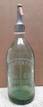 Coca Cola Green Seltzer Bottle Property Of Cocal Cola Bottling Co Atlanta GA - $299.99