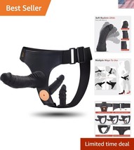 Black Adjustable Strap-On Dildo Kit for Women &amp; Lesbian Couples - Waterp... - $37.50