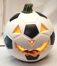 Halloween Pumpkin Foam Mold Plastic Soccer Ball Jack O Lantern - $21.77