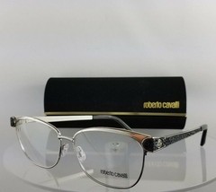 Brand New Authentic Roberto Cavalli Eyeglasses Rigel 945 016 55Mm Silver Frame - £73.41 GBP