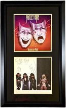 Motley Crue Autographed Hand Signed Album Cover Flat Theatre Of Pain Framed Jsa - £1,518.76 GBP