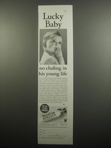 1933 Vaseline Borated Ad - Lucky baby no chafing in his young life - $18.49