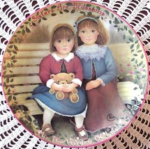 Chantal Poulin SISTERS ARE BLOSSOMS Plate 1st In Kindred Moments Series ... - £7.86 GBP