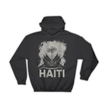 Haiti Coat of Arms : Gift Hoodie Haitian Pride Flag Independence National Symbol - £28.77 GBP