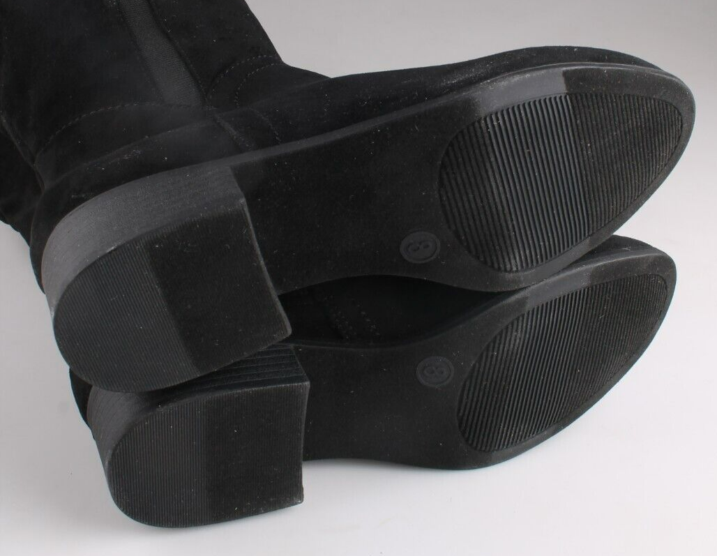 Universal Thread Damen Hoch Reitstiefel Größe 8 Brielle Microsuede Schwarz Item image 6