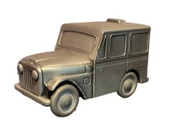 Vintage Mail Jeep 1974 Banthrico US Post Office Truck Metal Coin Bank USPS - £19.47 GBP