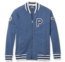 Puma 595798-02 Varsity Fleece Golf Jacket Blue ( XL ) - $237.57